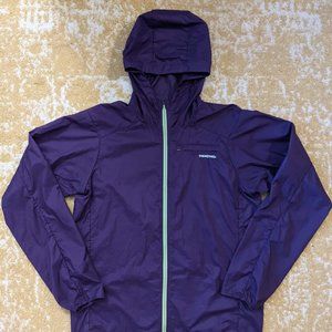 Patagonia Houdini Jacket, Purple, Size Medium - Packable Windbreaker Raincoat